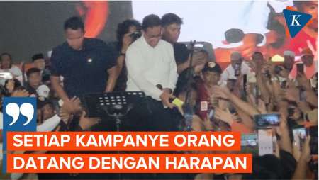 Diberi Kertas Kuning oleh Pendukung, Anies: Setiap Kampanye Orang Datang dengan Harapan