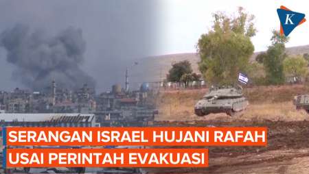 Israel Serang Rafah Setelah Perintahkan Warga Palestina Mengungsi ke Muwasi Pesisir Jalur Gaza