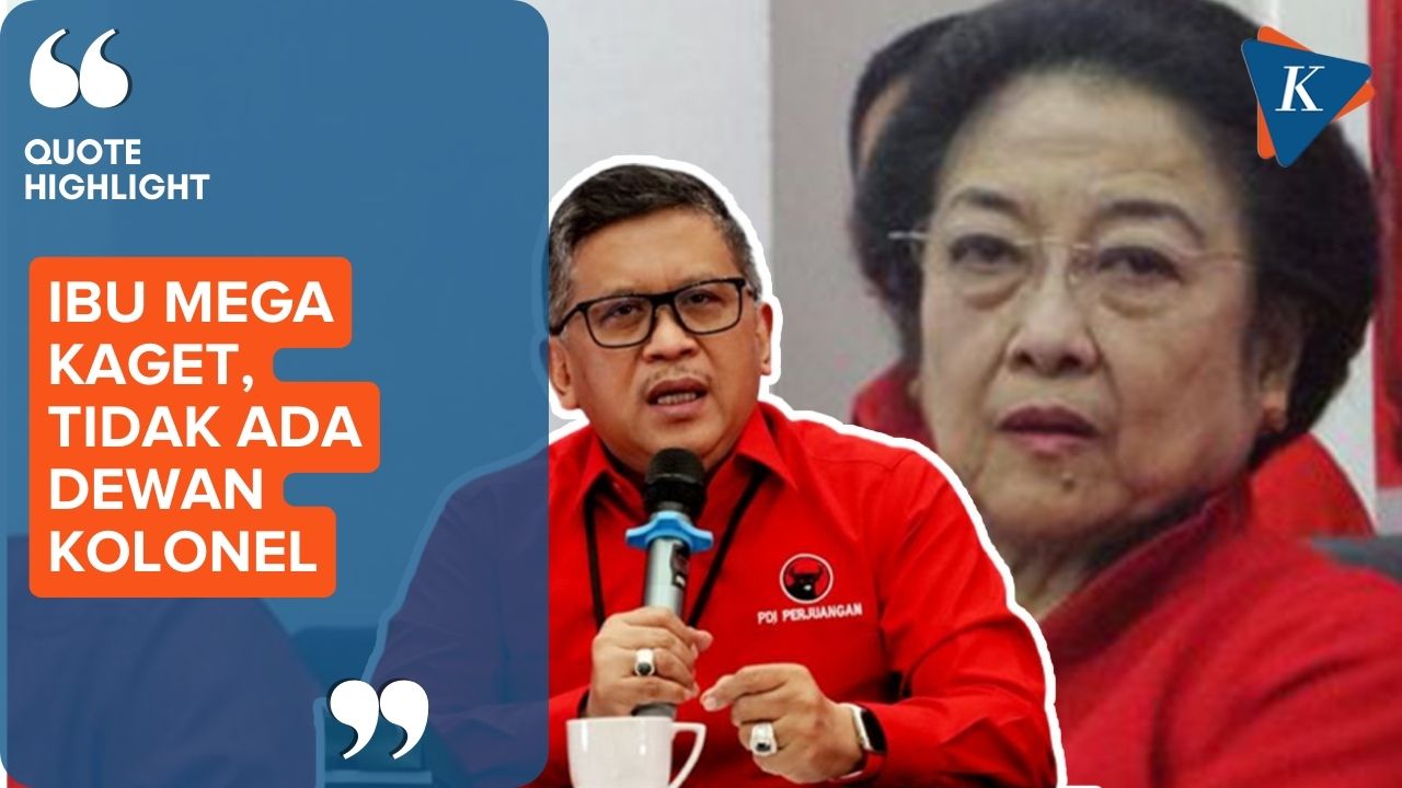 Megawati Kaget soal Pembentukan Dewan Kolonel untuk Dukung Puan Jadi Capres