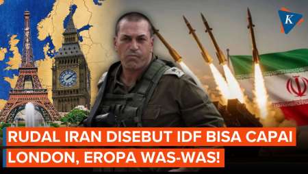 Rudal Iran Bikin Eropa Ketar-ketir gegara Klaim IDF Bisa Menyerang sampai London-Paris