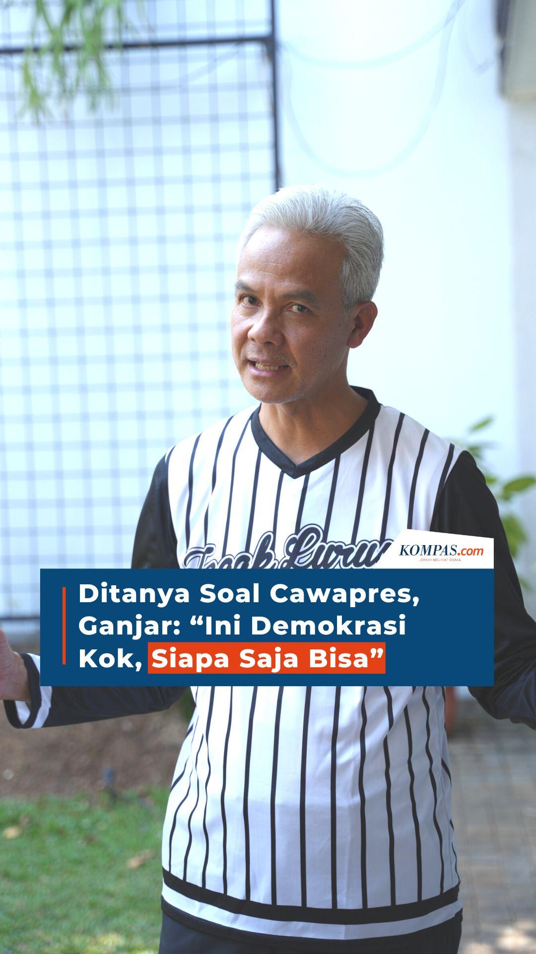 Ditanya Soal Prabowo Cawapres, Ganjar: Semua Boleh Berpendapat