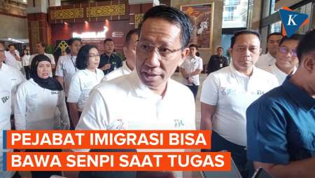 Pejabat Imigrasi Akan Dibekali Senpi Saat Tugas, Menkumham Koordinasi dengan Polri