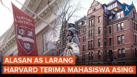 Kenapa Pemerintah AS Larang Harvard Terima Mahasiswa Asing?