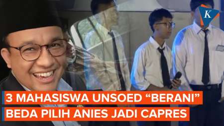 Di Hadapan Bupati Banyumas dari PDI-P, 3 Mahasiswa Unsoed Pilih Anies Baswedan