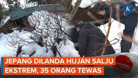 Hujan Salju Mematikan Di Jepang Tewaskan 35 Orang, Wilayah Mana Yang Terdampak?