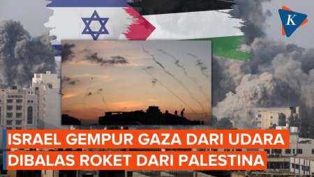 Serangan Roket Meluncur dari Gaza usai Israel Lakukan Lebih dari 300 Serangan Udara