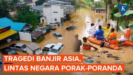 Banjir Maut Asia Renggut 938 Nyawa, Angka Diperkirakan Membengkak