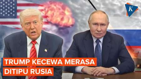 Trump Kecewa Rusia Tembakkan Rudal ke Ukraina Selama Negosiasi