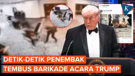 Detik-detik Penembak di Acara Makan Malam Trump Tembus Barikade Keamanan, Langsung Dilumpuhkan