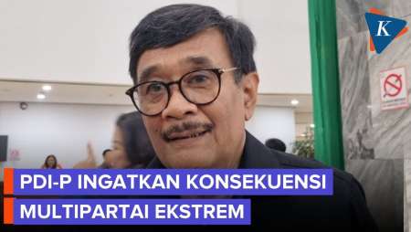 PDI-P Ingatkan Potensi Banyaknya Parpol Jika Ambang Batas Parlemen Diturunkan