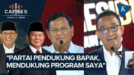 Prabowo ke Anies: Semua Partai Pendukung Bapak Mendukung Program Saya