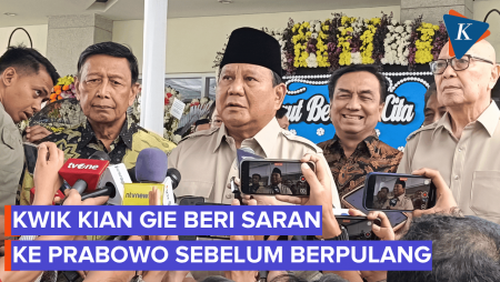 Kenang Kwik Kian Gie, Prabowo: Beberapa Hari Lalu Masih Kasih Saran