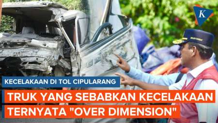 Struktur Berubah, Truk yang Terlibat Kecelakaan di Tol Cipularang Over Dimension