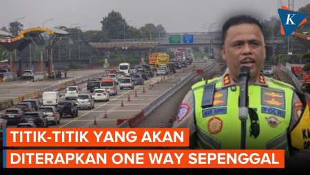 Skema One Way Sepenggal Diterapkan, Ini Titiknya!