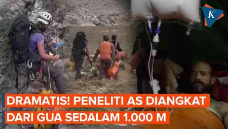 Kronologi Penyelamatan Peneliti AS yang Terjebak di Gua Sedalam 1.000 Meter