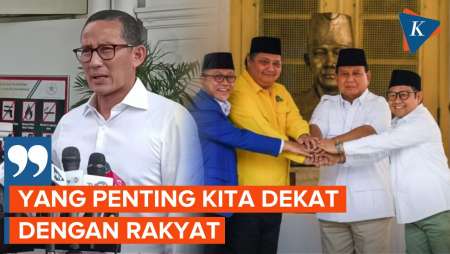 Prabowo Didukung 4 Parpol Besar, Sandiaga: Yang Penting Dekat Rakyat