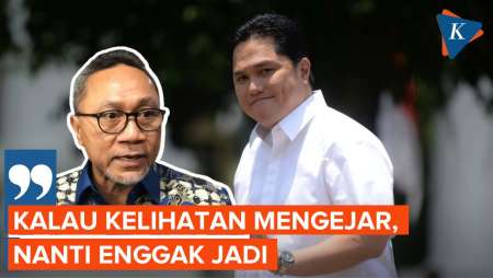 Zulhas: Kalau Kelihatan Sekali Mengejar, Nanti Enggak Jadi...