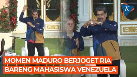 Aksi Joget Maduro Saat Serukan Perdamaian AS-Venezuela: Perang Tidak, Damai Ya!