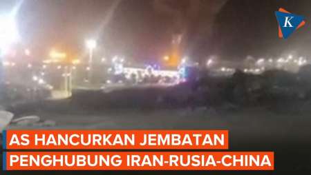 AS Gempur Jembatan Kereta Api Iran Yang Terhubung Ke Rusia Dan China