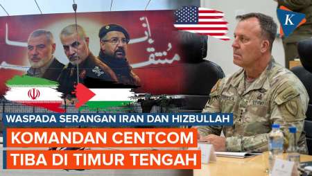 Waspada Serangan Iran ke Israel, Komandan CENTCOM Tiba di Timur Tengah