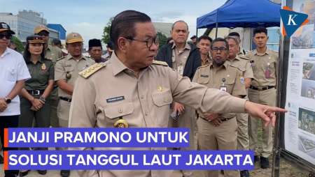 Pramono Janji Cicil Pembangunan Tanggul Pesisir Jakarta