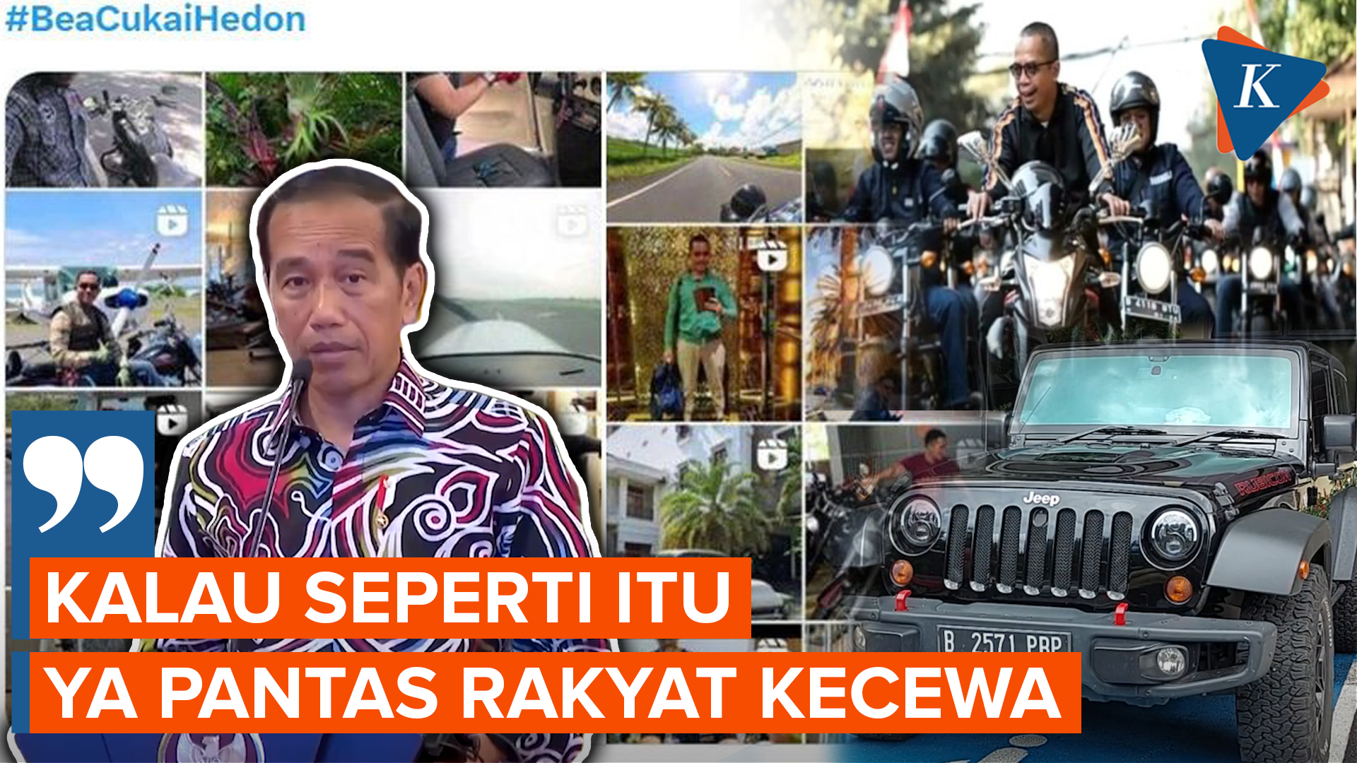 Respons Jokowi soal Pejabat Pajak dan Bea Cukai yang Pamer Harta