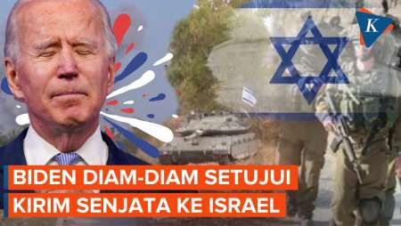Biden Diam-diam Setujui Pengiriman Senjata ke Israel