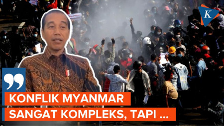 Jokowi Sebut Konflik Myanmar Bisa Selesai jika Semua Bersatu