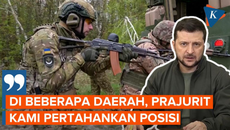 Zelensky Akui Serangan Balasan Ukraina Berjalan Lebih Lambat