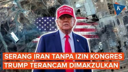 AS Serang Iran Tanpa Persetujuan Kongres, Trump Terancam Dimakzulkan