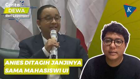 Saat Mahasiswi UI Tagih Janji Anies