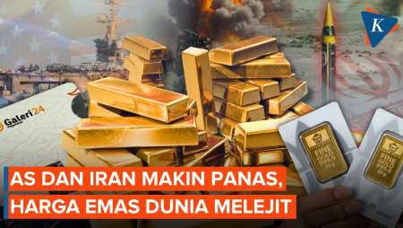 AS Vs Iran Memanas, Harga Emas Kembali Melejit?