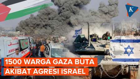1500 Warga Gaza Alami Kebutaan akibat Agresi Israel, Pasokan Medis Krisis