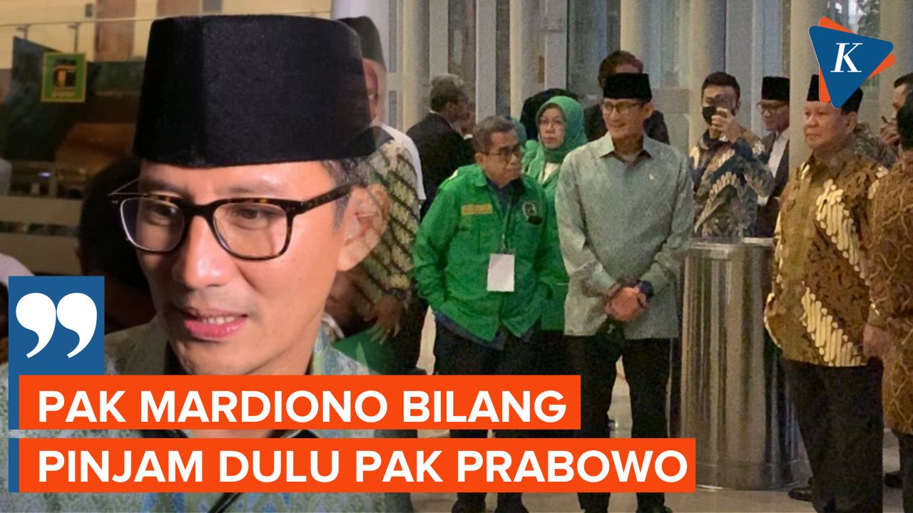 Sandiaga Hadiri Harlah PPP ke-50 Bersama Prabowo Subianto, Belum Dapat Restu ke PPP?