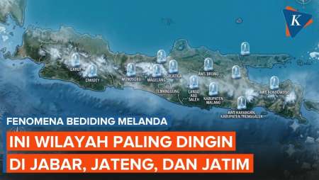 Bediding Mulai Terjadi, BMKG Ungkap Daerah Terdingin di Jabar, Jateng, dan Jatim