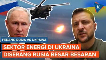 Rusia Serang Habis-habisin Sektor Energi Ukraina