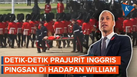 Sejumlah Prajurit Inggris Pingsan di Parade yang Dipimpin Pangeran William, Ini Sebabnya