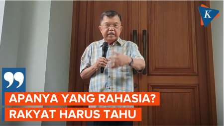 Soal Buka Data Pertahanan RI, Jusuf Kalla: Apanya yang Rahasia?