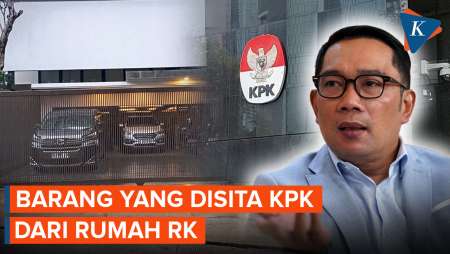 KPK Beberkan Barang yang Disita dari Penggeledahan Rumah Ridwan Kamil