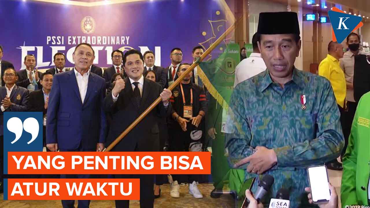 Jokowi Tanggapi Rangkap Jabatan Erick Thohir sebagai Ketua PSSI