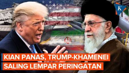 Trump-Khamenei Saling Lempar Peringatan, Militer AS Dan Iran Siaga Perang
