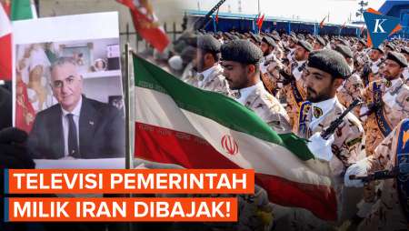 TV Pemerintah Iran Dibajak, Tampilkan Reza Pahlavi Dan Pesan Untuk Tentara