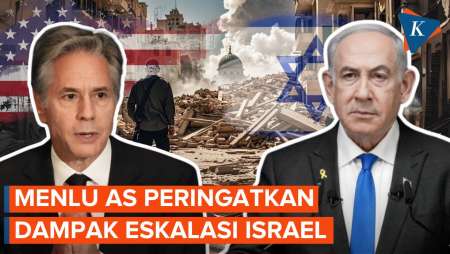 Menlu AS Ingatkan Israel Eskalasi Justru Persulit Warganya Pulang ke Rumah