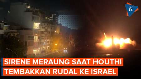 Sirene Meraung di Tel Aviv Saat Houthi Menembakan Rudal ke Israel