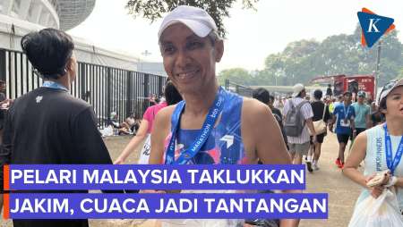 Pelari Malaysia Taklukkan JAKIM, Cuaca Panas Jakarta Jadi Tantangan