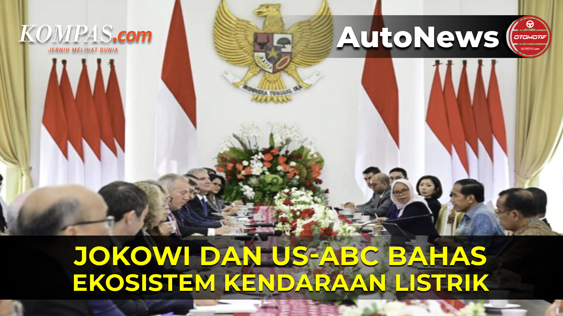 Jokowi Terima Kunjungan US-ABC, Bahas Ekosistem Kendaraan Listrik