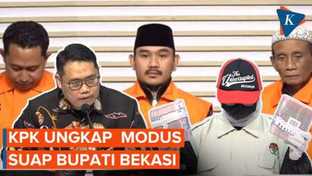 Hadirkan Tersangka Dan Bukti, KPK Ungkap Modus Suap Bupati Bekasi