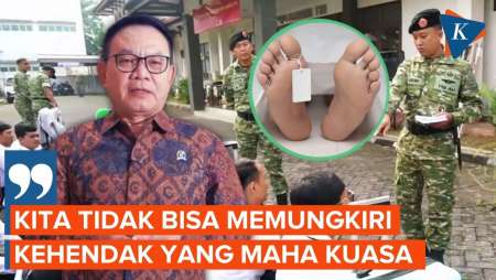 Calon Manajer Kopdes Meninggal Dunia, Dudung Singgung Fisik Hingga Kehendak Tuhan