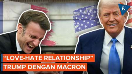 Selisih Pendapat Trump dan Macron di Washington