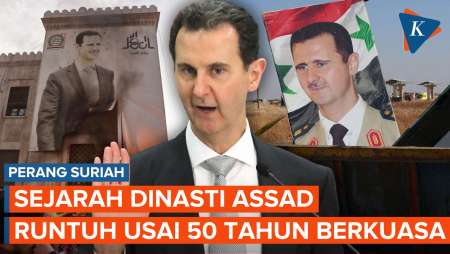 Sejarah Rezim Assad di Suriah, Runtuh Dinasti Didepak Pemberontak Usai Setengah Abad Berkuasa